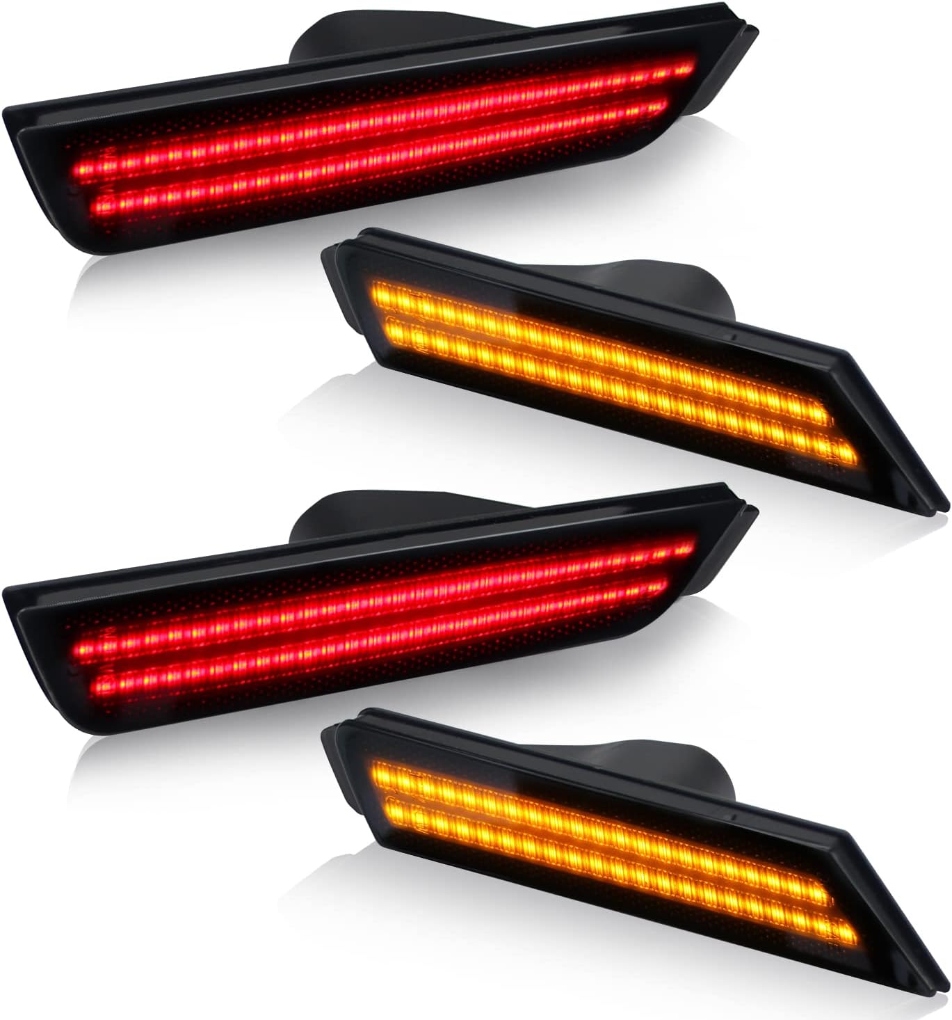 D-Lumina Smoked Lens LED Side Marker Lights for Chevy Camaro