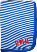 SMU Striped Baby and Toddler Blanket - Soft 100% Cotton Comfort