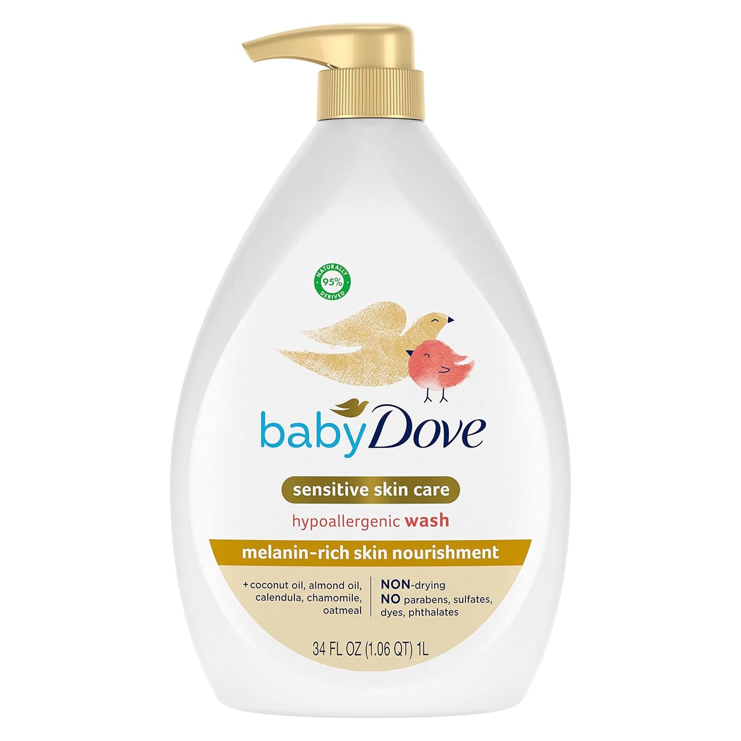 Baby Dove Sensitive Baby Wash - Melanin-rich Skin Nourishment