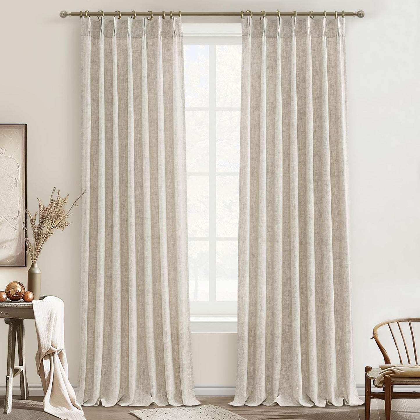 Floor Length Semi Sheer Curtains for Elegant Home Decor