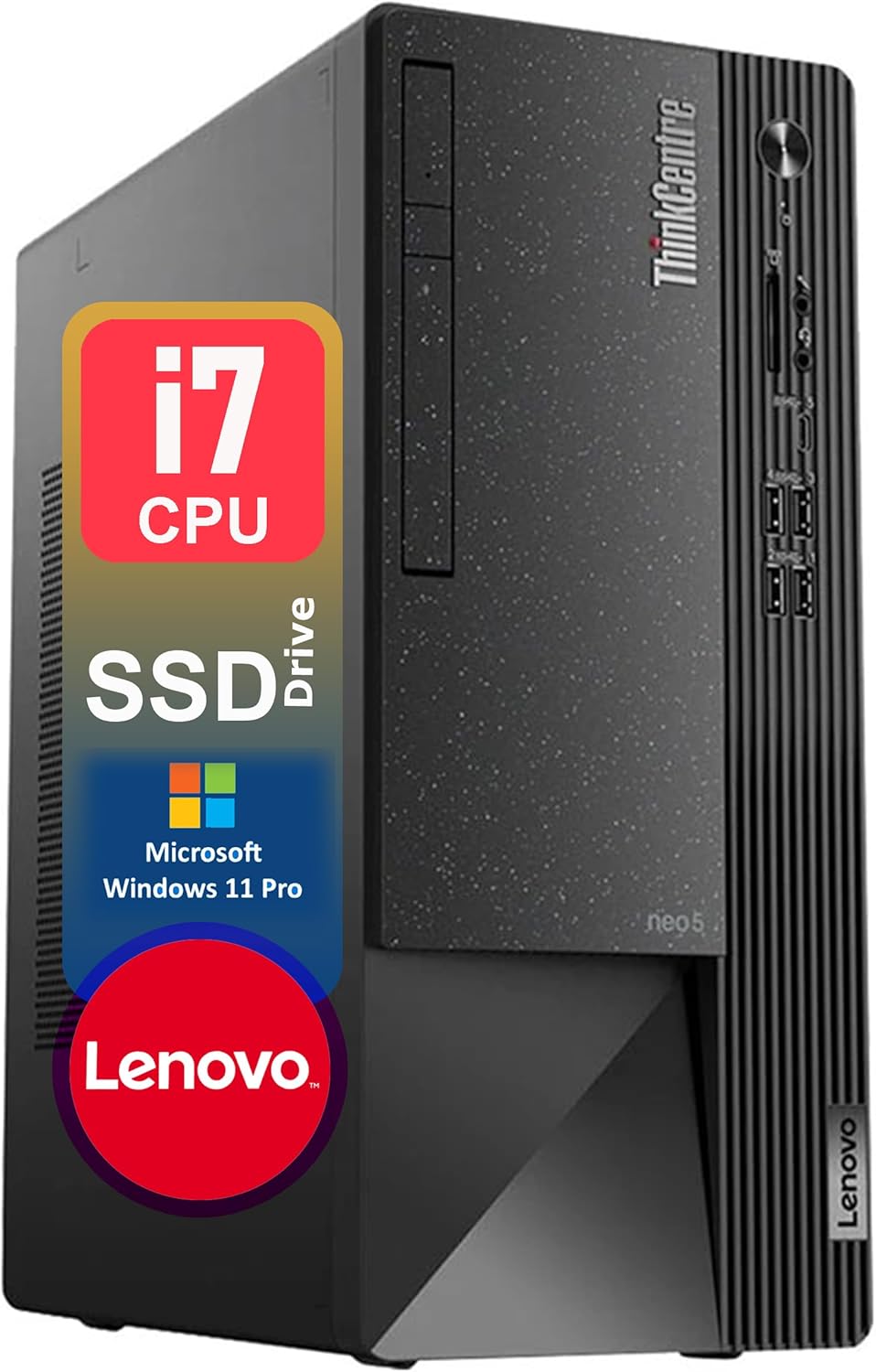 Lenovo ThinkCentre Business Desktop with Intel Core i7 Processor