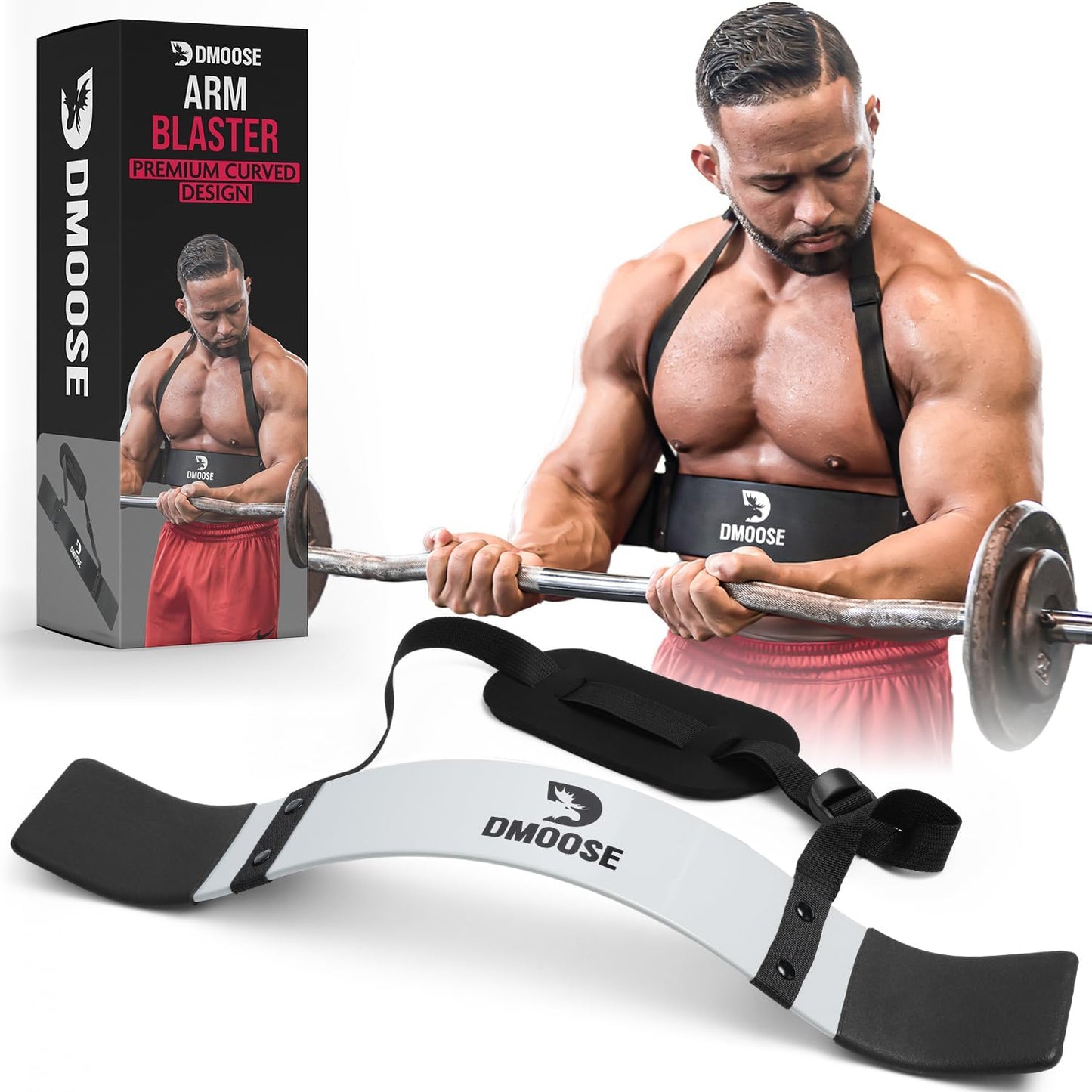 DMoose Fitness Arm Blaster for Biceps and Triceps Training