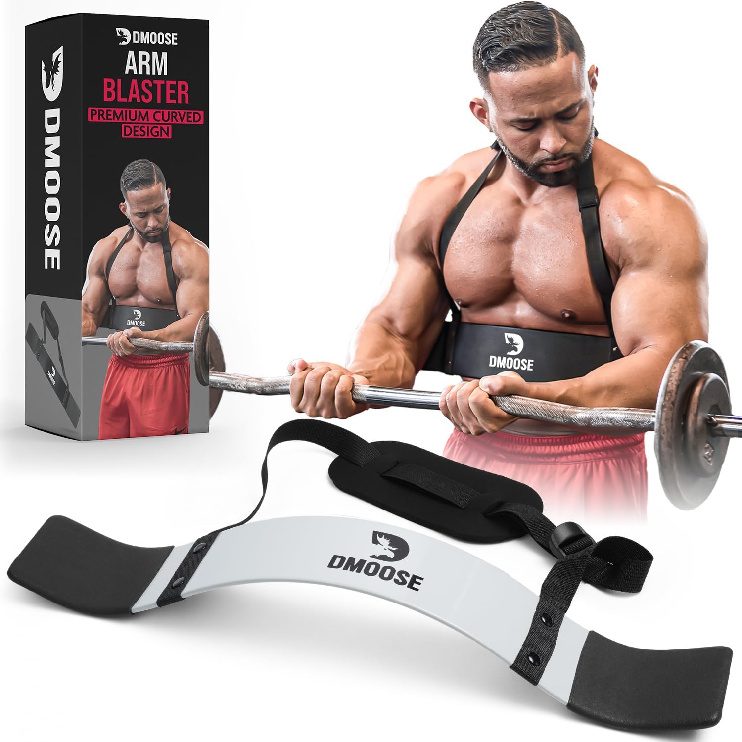 DMoose Fitness Arm Blaster for Biceps and Triceps Training