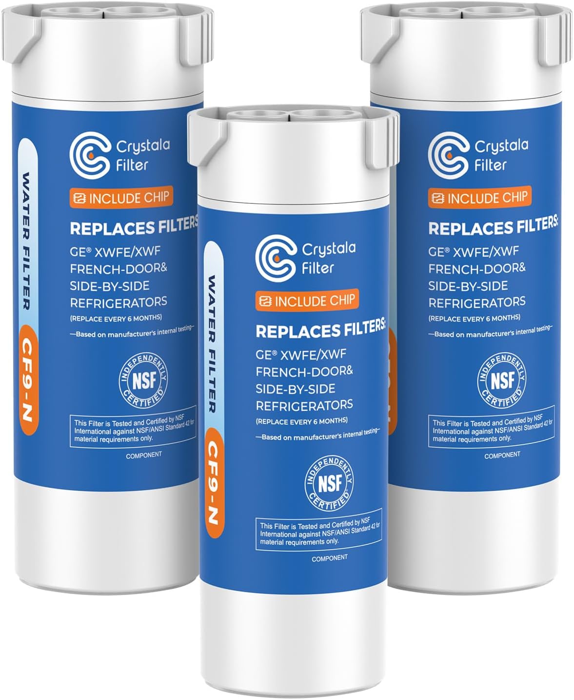 Crystala Filters Water Filter Compatible with XWFE for Clean Water