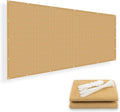 SUNNY GUARD Shade Cloth 4x21 ft Sand - Heavy-Duty UV Shade Screen