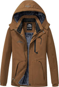 Men's Waterproof Ski Jacket Winter Snow Coat - Warm, Windproof ELLSWOS
