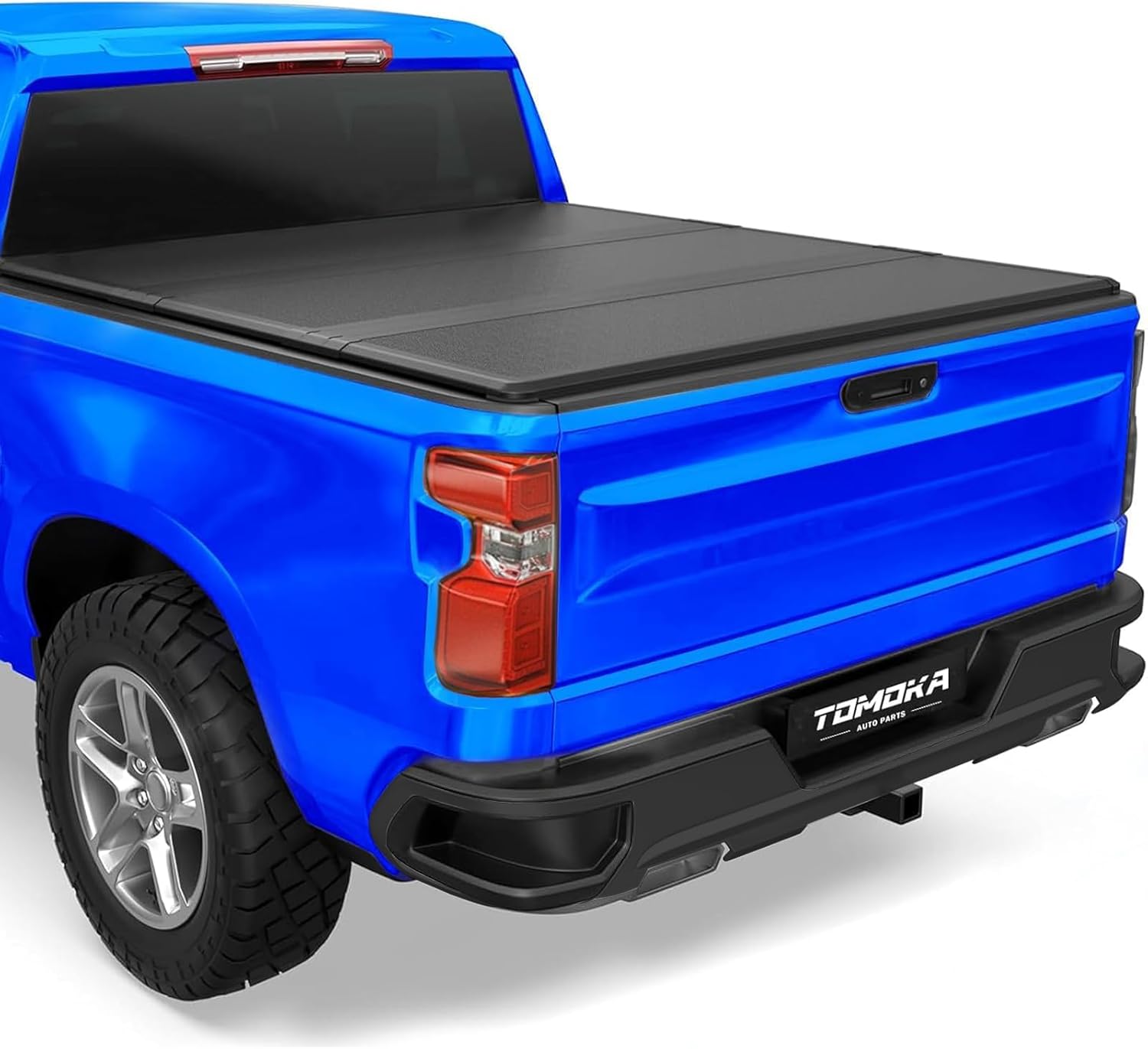 TOMOKA Hard Tri-Fold Truck Bed Tonneau Cover for 6.9 FT Bed