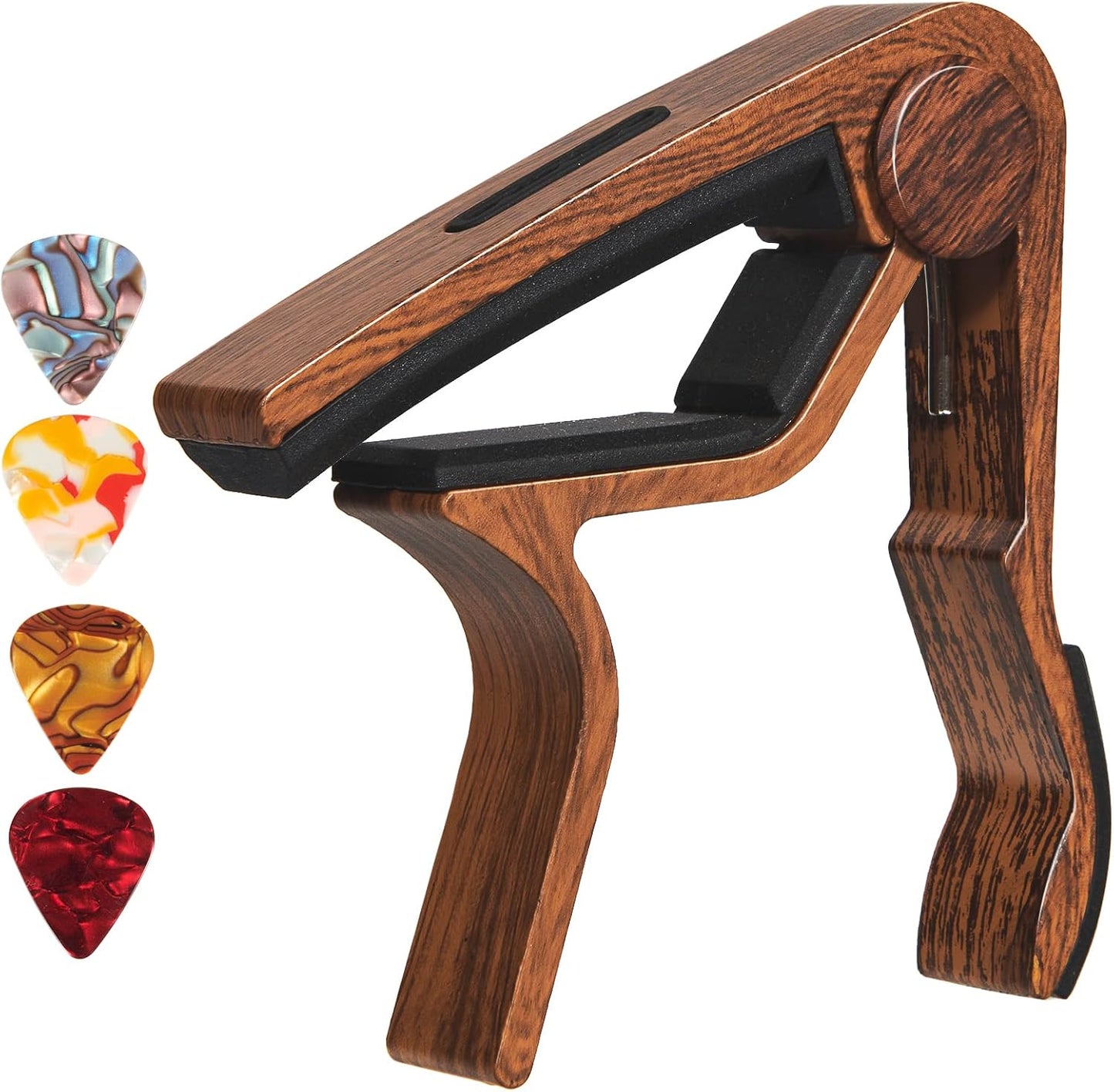 Versatile Capo & Pick Holder for Multiple Instruments - LALAOKS