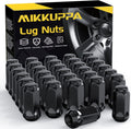 MIKKUPPA M14x1.5 Lug Nuts with Cone Seat 19mm Hex - 32pc set