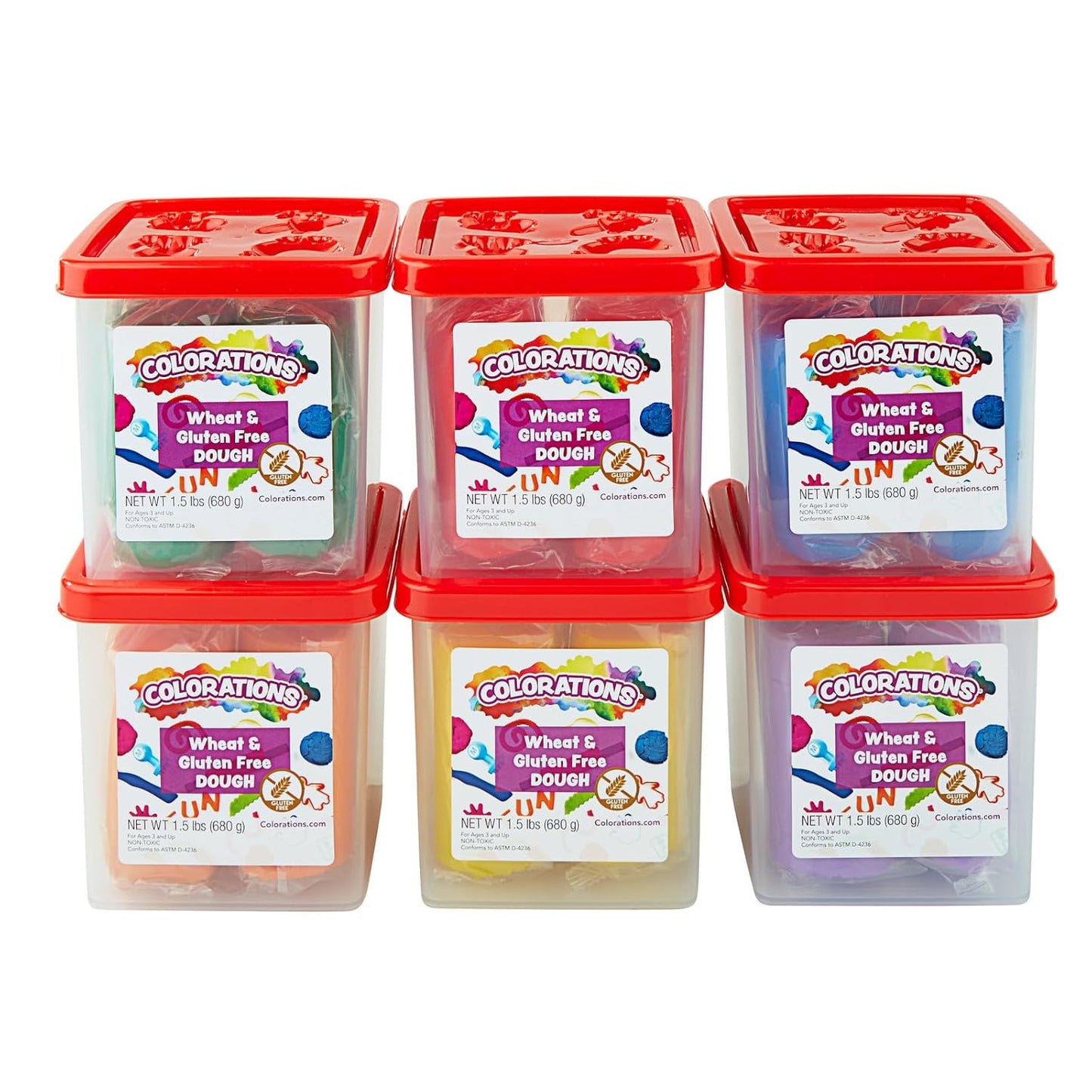 Colorations Wheat & Gluten Free Dough Set for Creative Play