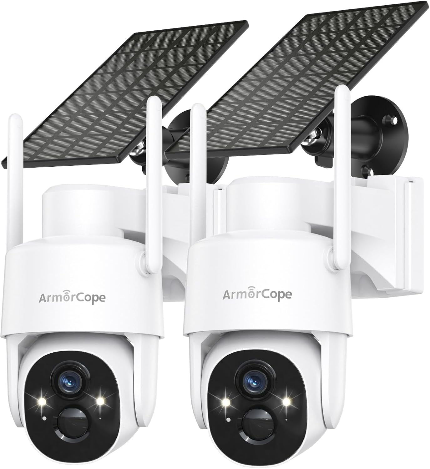 Armorcope Solar Security Camera: 360 View, Color Night Vision
