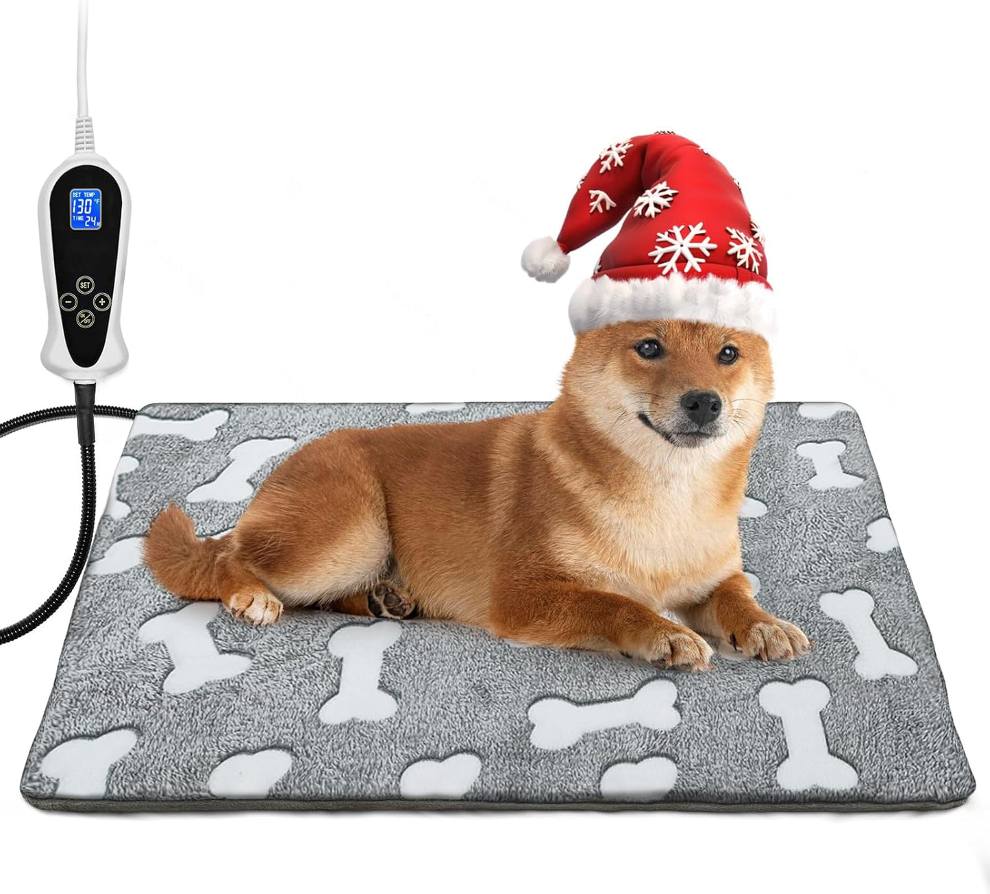 Bestio Pet Heating Pad for Dogs and Cats - Waterproof Heated Bed