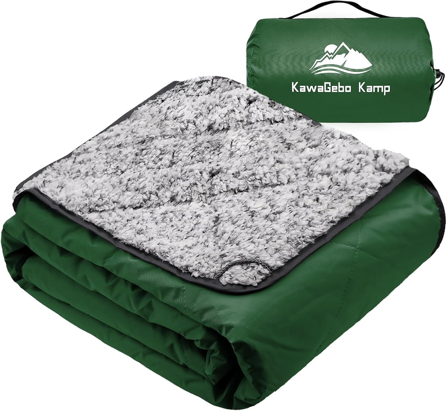 Sherpa Warm Outdoor Camping Blanket - Waterproof for Cold Weather
