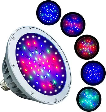 Waterproof 12V Multi-Color LED Pool Light Bulb for Inground Pools