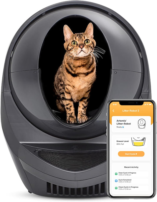 Whisker Litter-Robot: Self-Cleaning, Odor-Reducing!