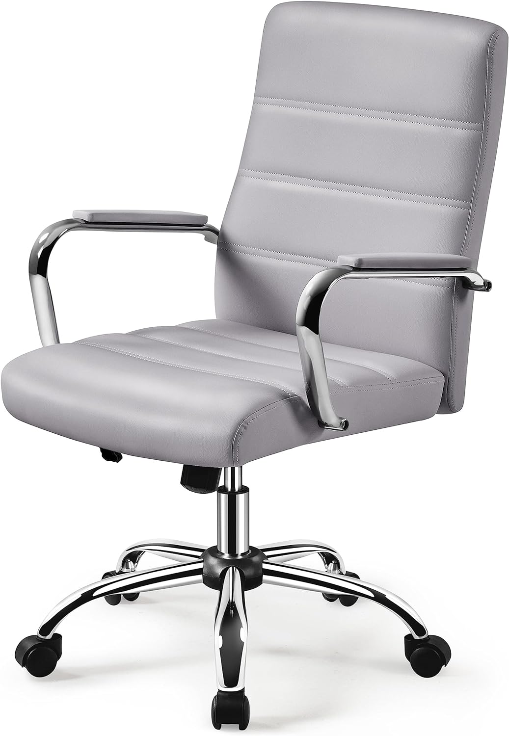 Yaheetech Mid-Back Office Chair with Arms for Comfort and Style