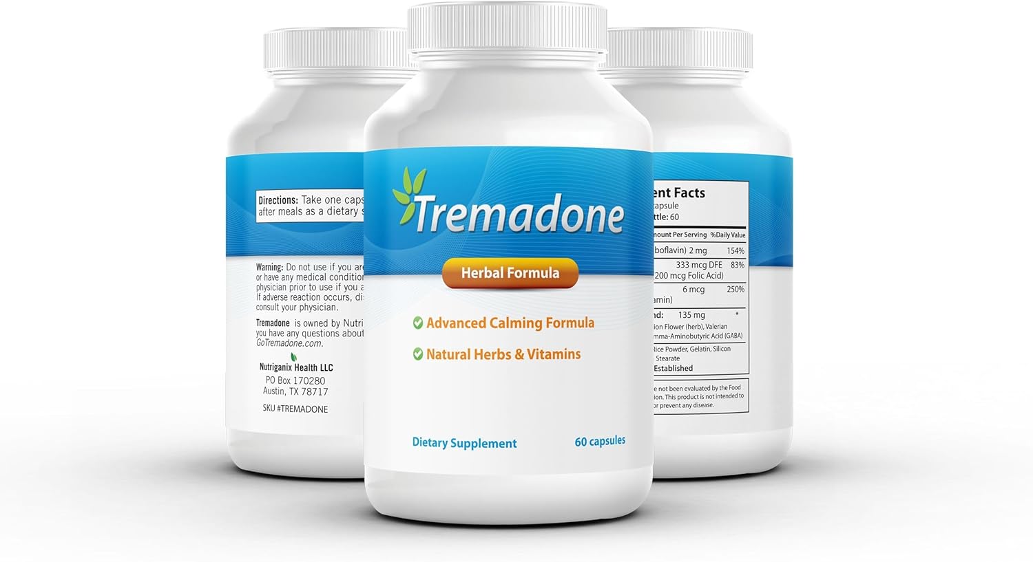 Essential Tremor Relief Supplement for Hand and Body Tremors