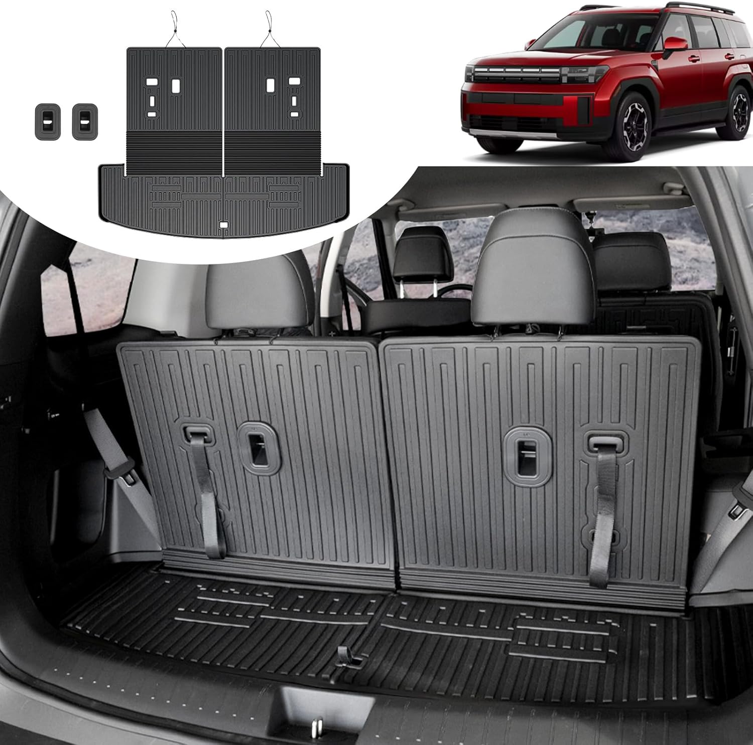 Custom Fit Cargo Mat for Hyundai Santa Fe 2024 2025 2026 Models