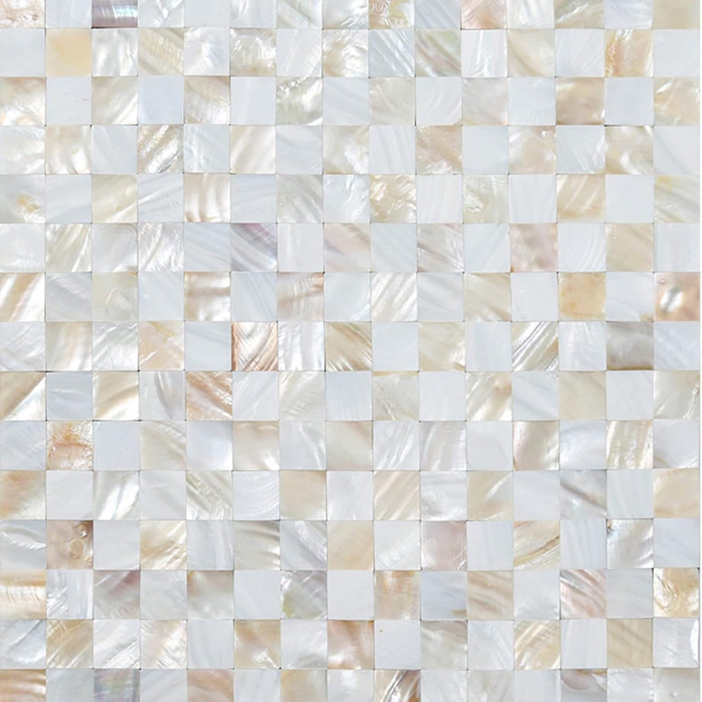 KASARO Peel and Stick Backsplash Shell Tiles for Home Decor