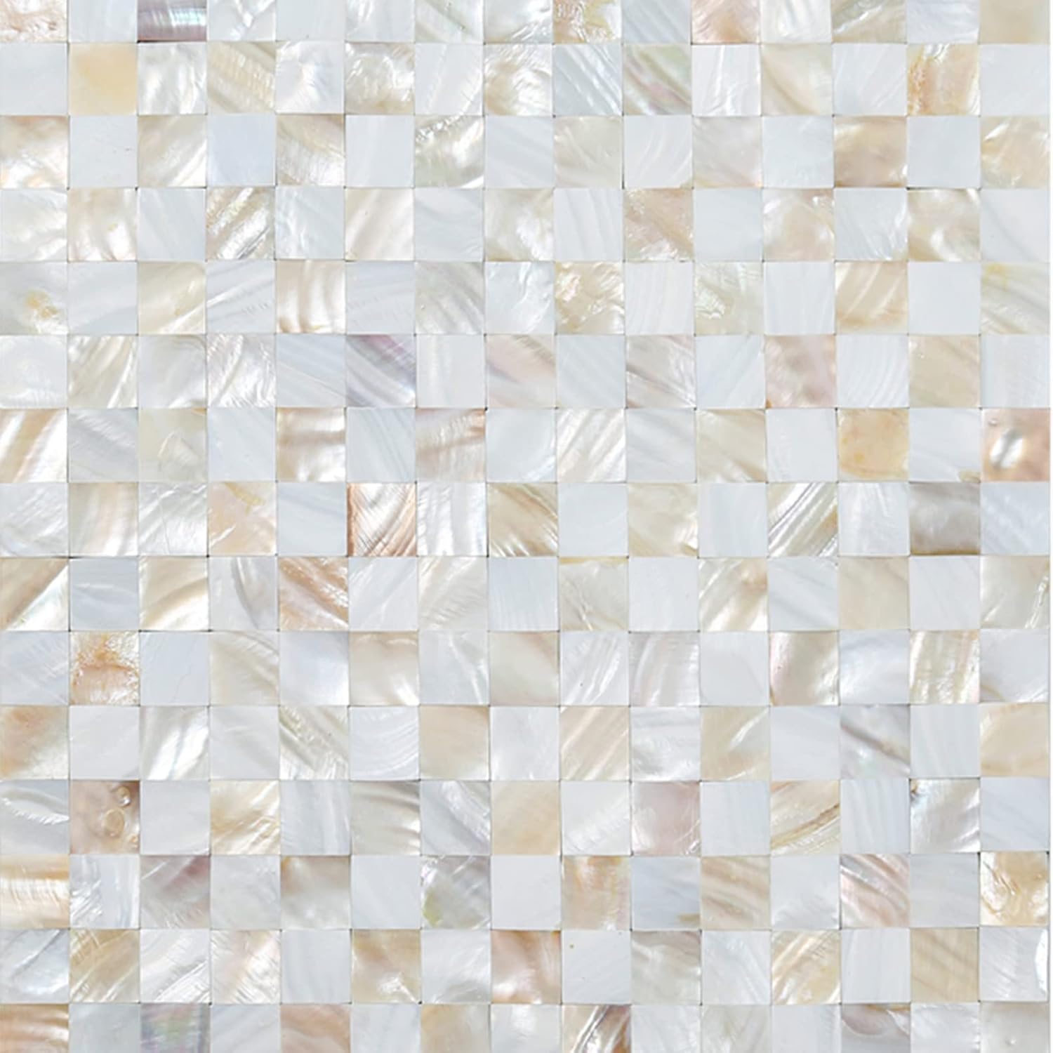 KASARO Peel and Stick Backsplash Shell Tiles for Home Decor