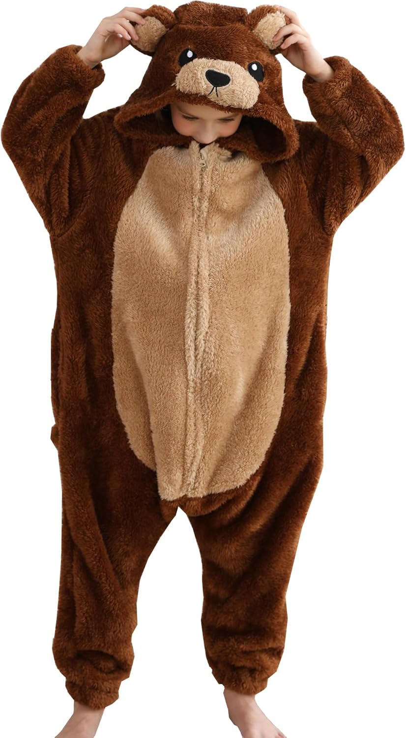 Kids Animal Pajamas Cosplay Costume for Halloween Fun