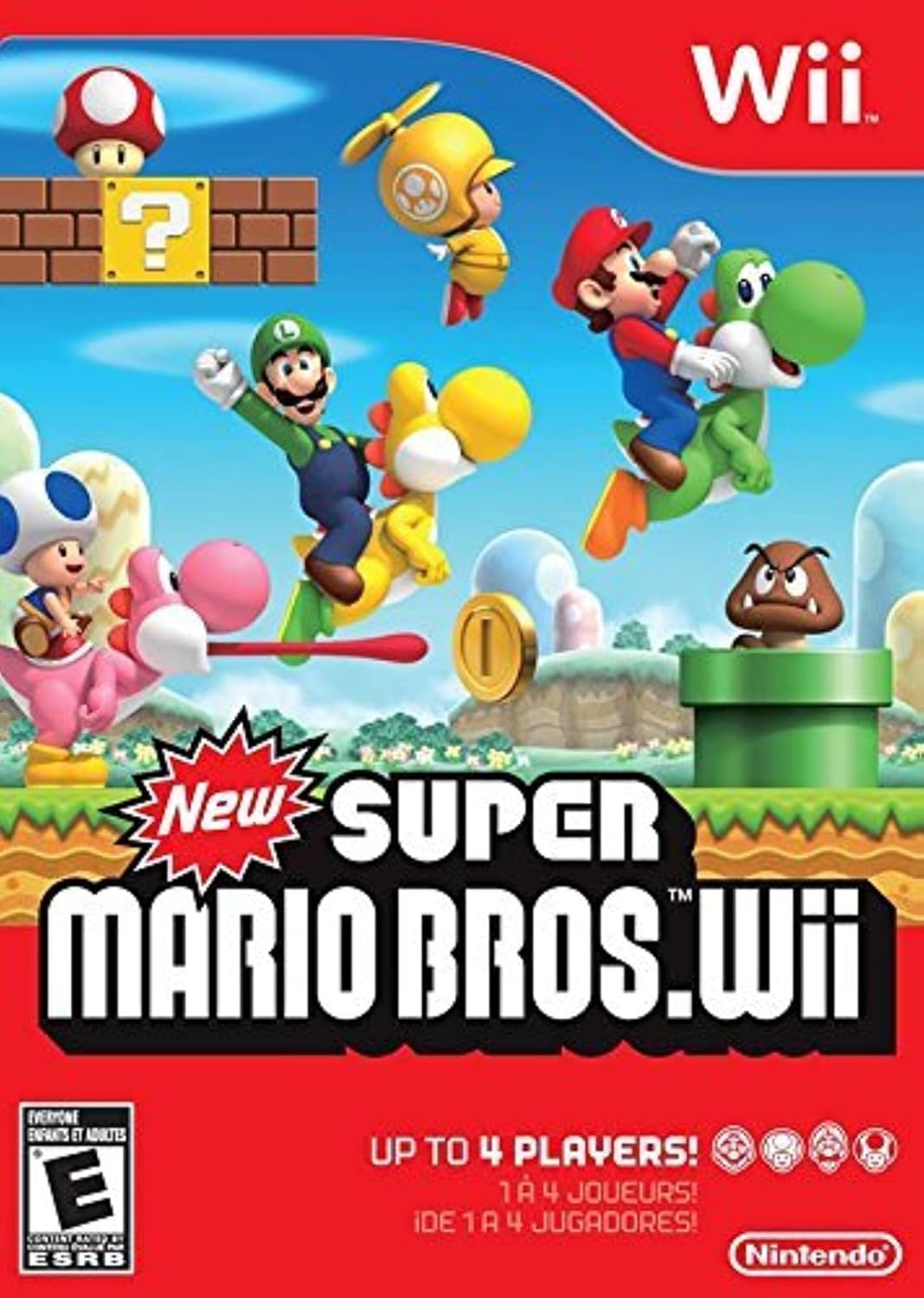 New Super Mario Bros. Wii Game for Family Fun and Adventure