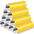 100 Rolls Yellow Electrical Tape Bulk 3/4 in x 66 ft - Durable