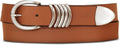 Lucky Brand Women's Fashion Leather Belt - Classic Buffalo Leather Fit