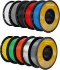 PLA Plus 3D Printer Filament 10 Rolls - 1.75 mm 10KG Color Set