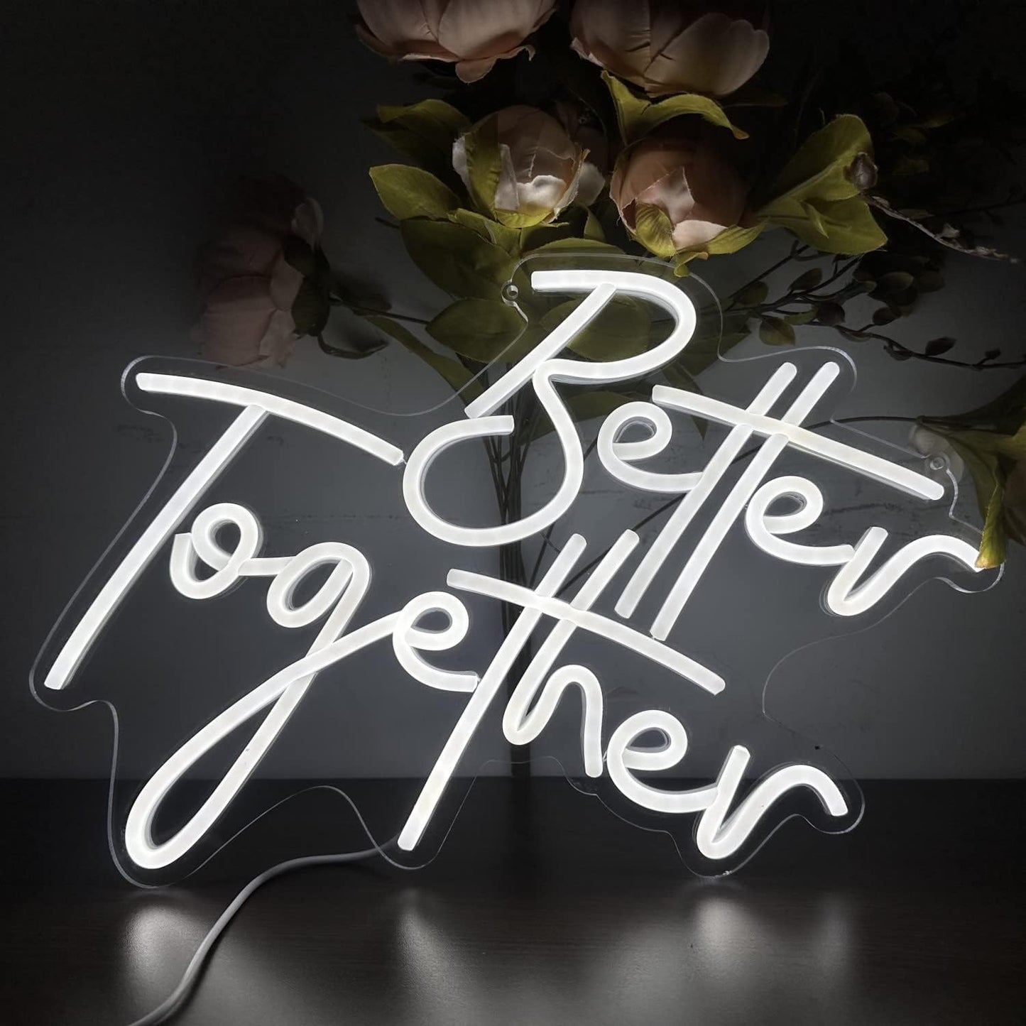 Ulalaza LED Neon Sign Night Light for Party and Home Decor