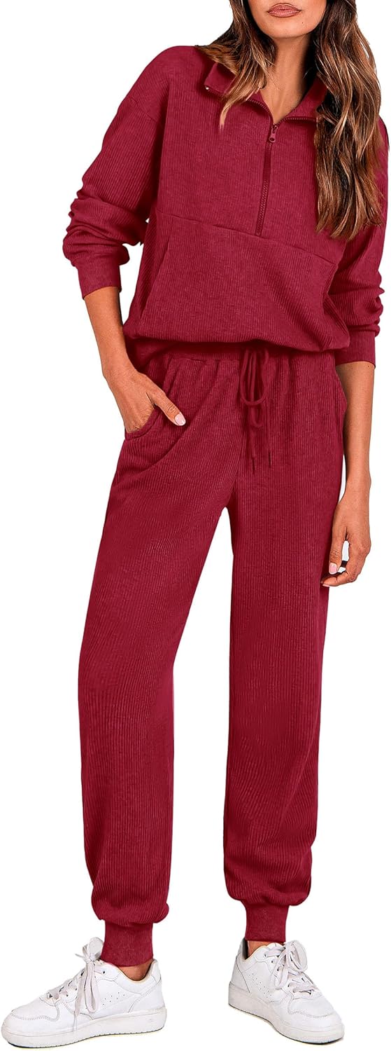 PRETTYGARDEN Women's Fall 2 Piece Lounge Sets for Cozy Style