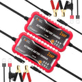 6V/12V Smart Car Battery Charger Maintainer - Compact 2A