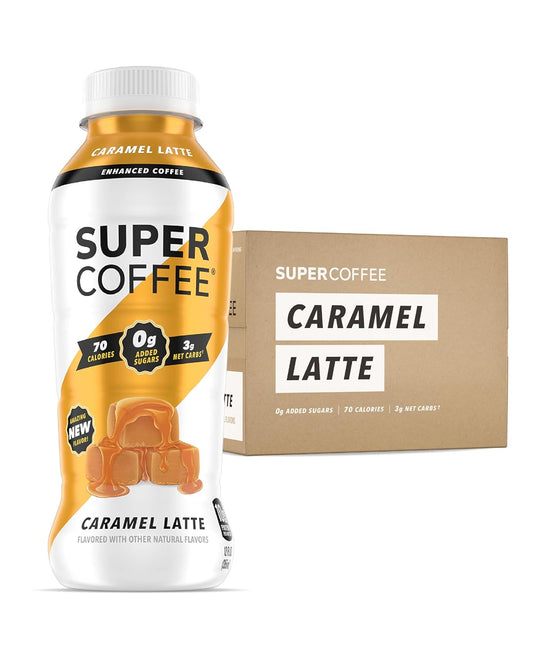 Keto Protein Coffee - 0g Added Sugar, 10g Protein, Caramel Flavor