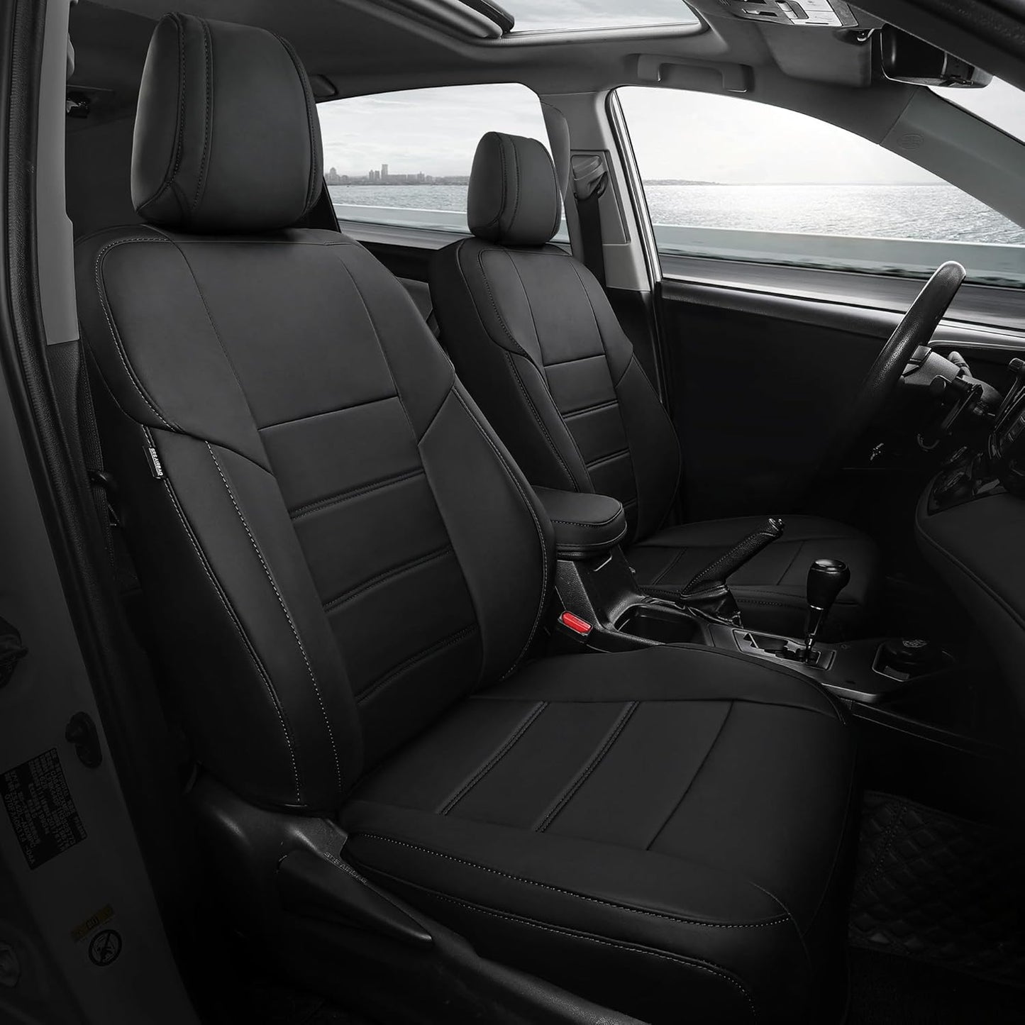 Custom Fit Luxury Leather Seat Covers for Toyota Corolla 2014-2019