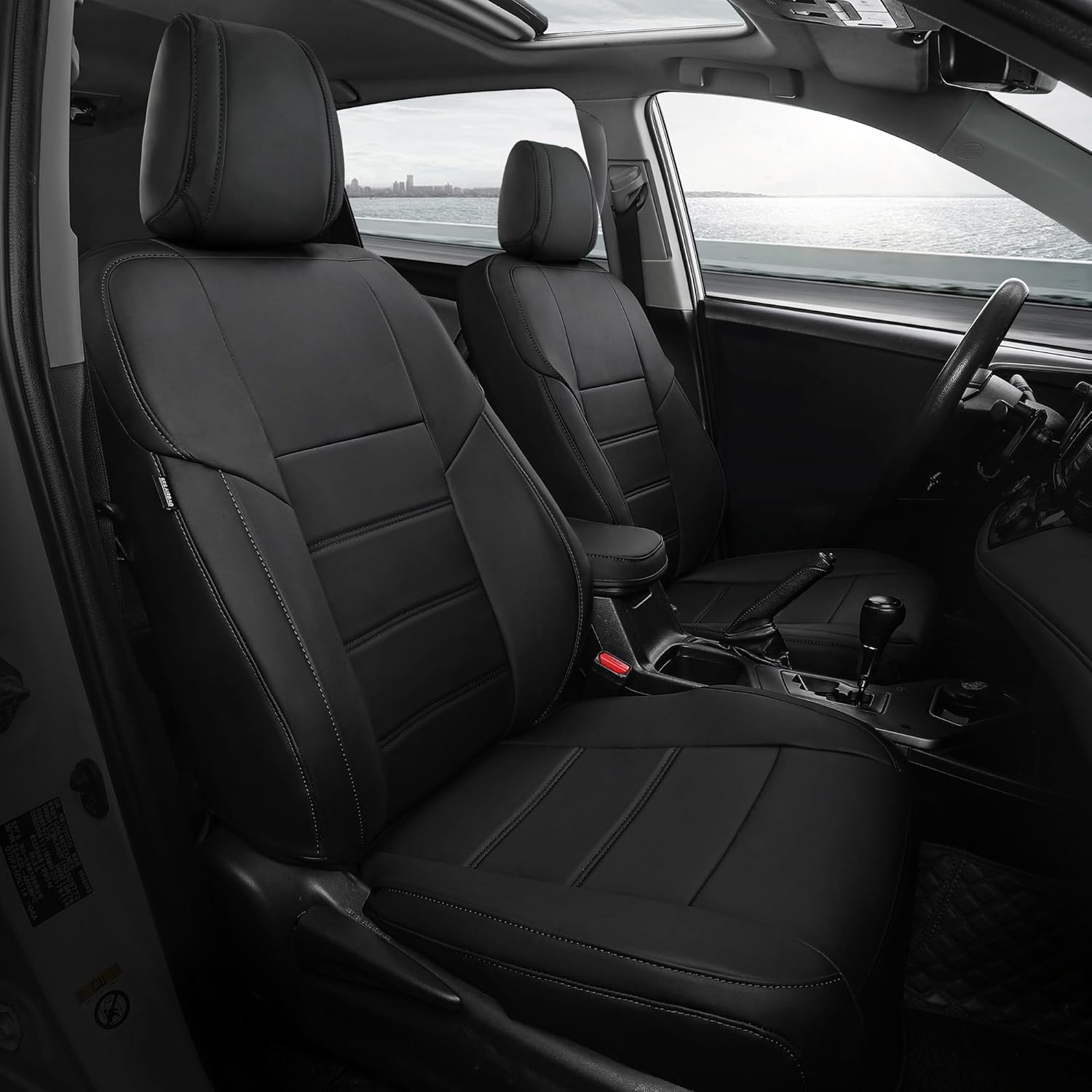 Custom Fit Luxury Leather Seat Covers for Toyota Corolla 2014-2019