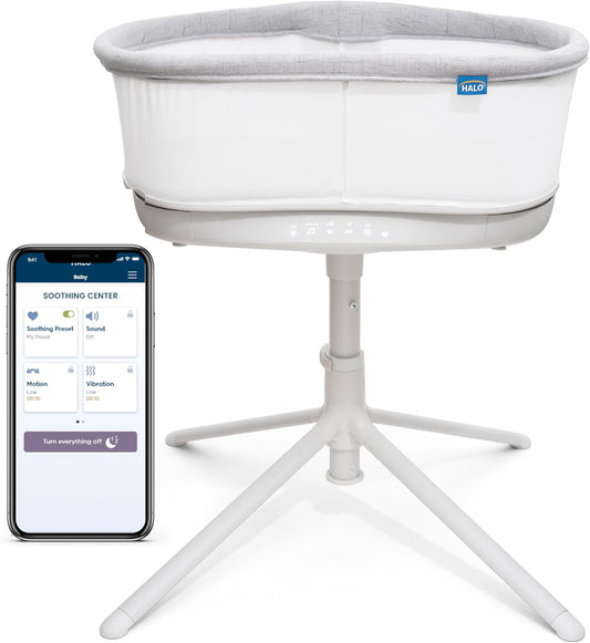 HALO BassiNest Connected Swivel Sleeper 3.0 for Newborns