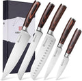 KEEMAKE Kitchen Knife Set of 5 - Professional Chef Knives