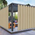 PureFit Outdoor Curtains for Patio 150W x 95L in - Weatherproof