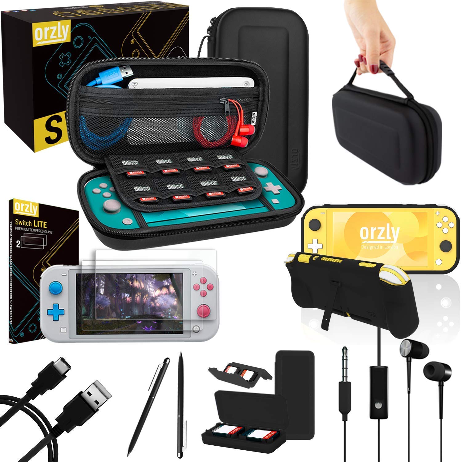 Essential Switch Lite Accessories Bundle for Nintendo Switch Lite