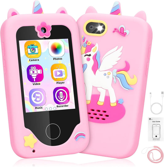 Interactive Kids Smart Phone with Dual Camera and Games