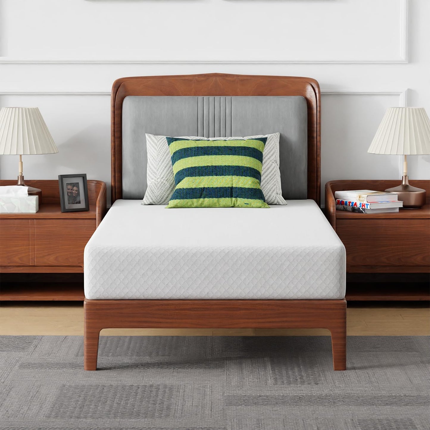 8 Inch Twin Gel Memory Foam Mattress for Cool Sleep Comfort