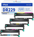 DR229 DR-229CL Compatible Drum Unit Replacement - 4-Pack