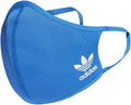 adidas Originals Standard Face Covers 3-Pack, Bluebird Medium/Large