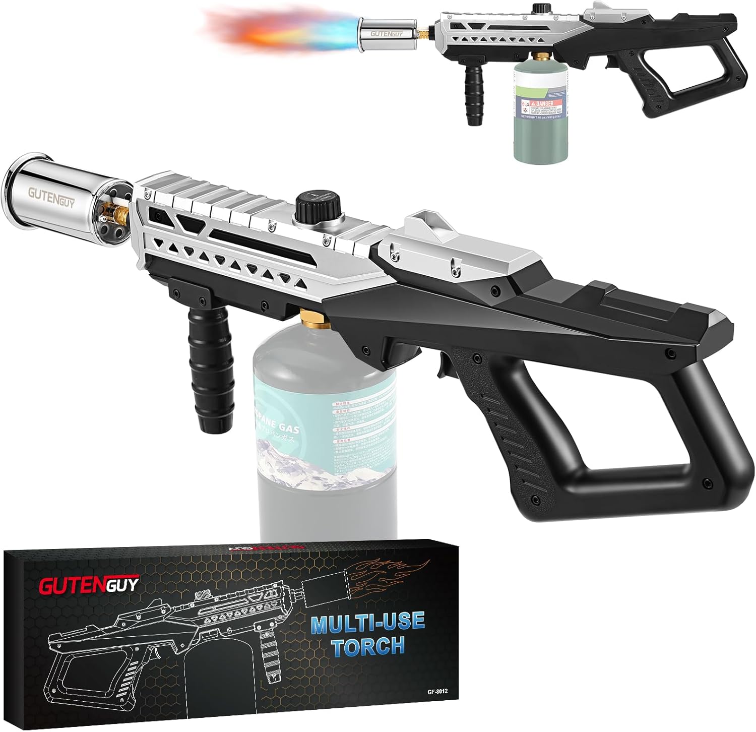 Powerful Propane Grill Torch Gun for BBQ and Searing Steak