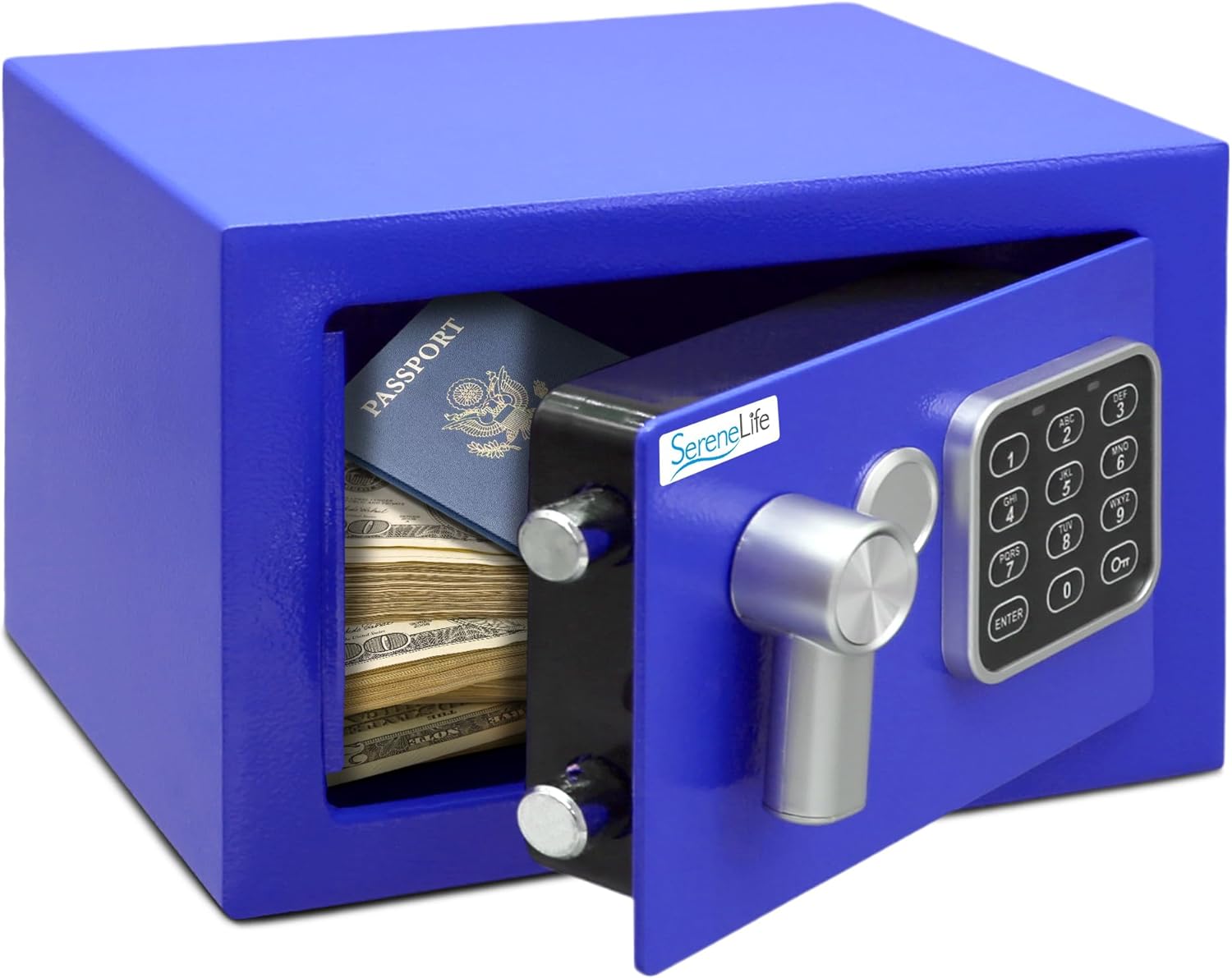 SereneLife Premium Steel Digital Safe Box for Secure Storage