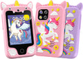 Kids Smart Phone Toys for Girls with 2.8ft Touchscreen and Dual Camera