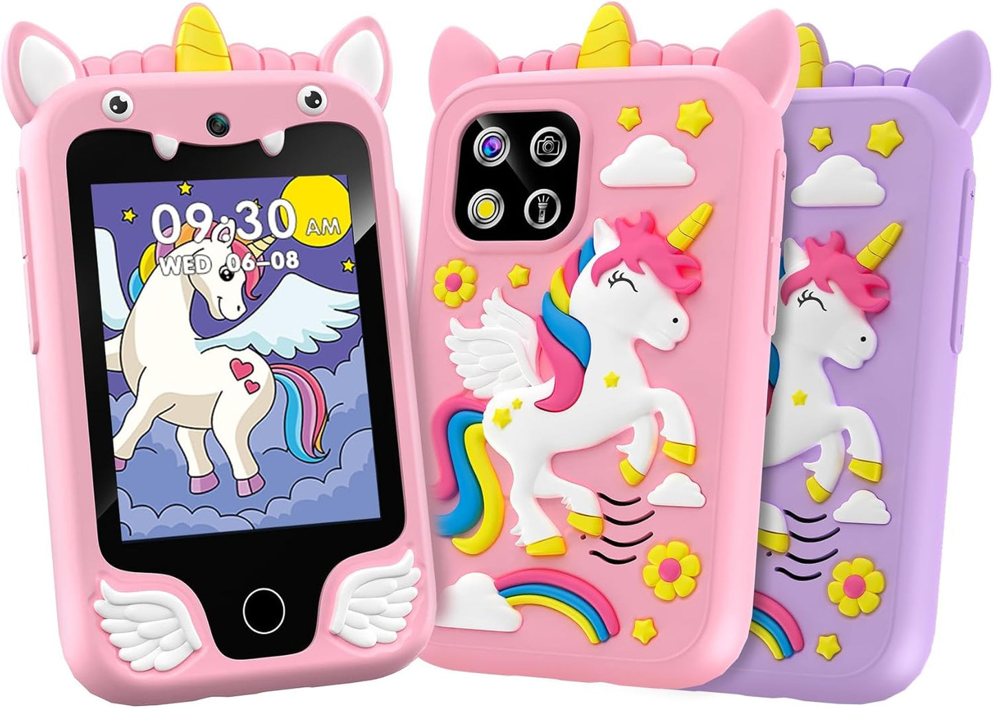 MYLORFUL Kids Smart Phone with Dual Camera - Fun Unicorn Gift!
