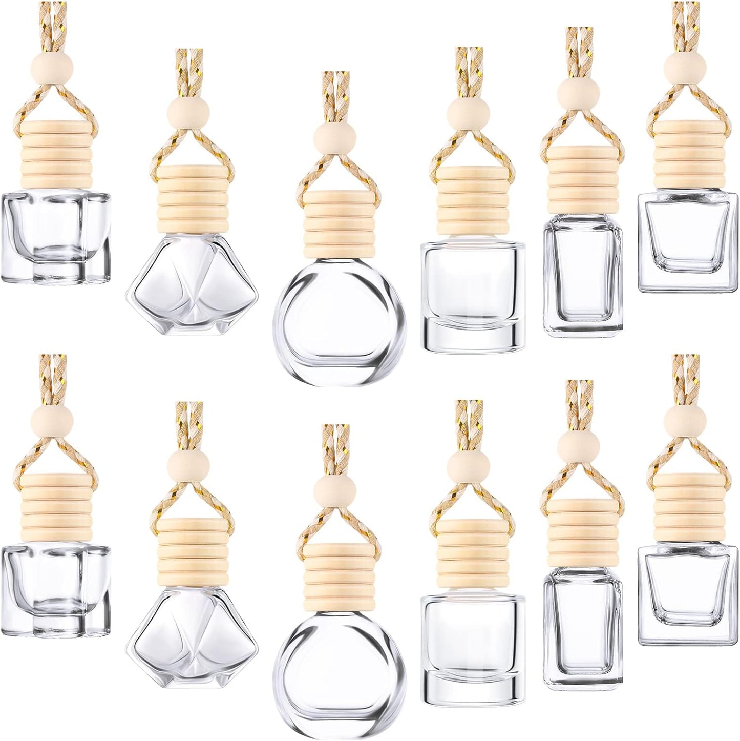 12 Pcs 8ml Car Air Freshener - Aromatherapy on the Go!