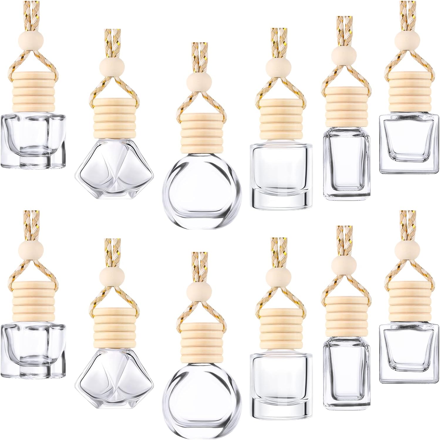 12 Pcs 8ml Car Air Freshener - Aromatherapy on the Go!