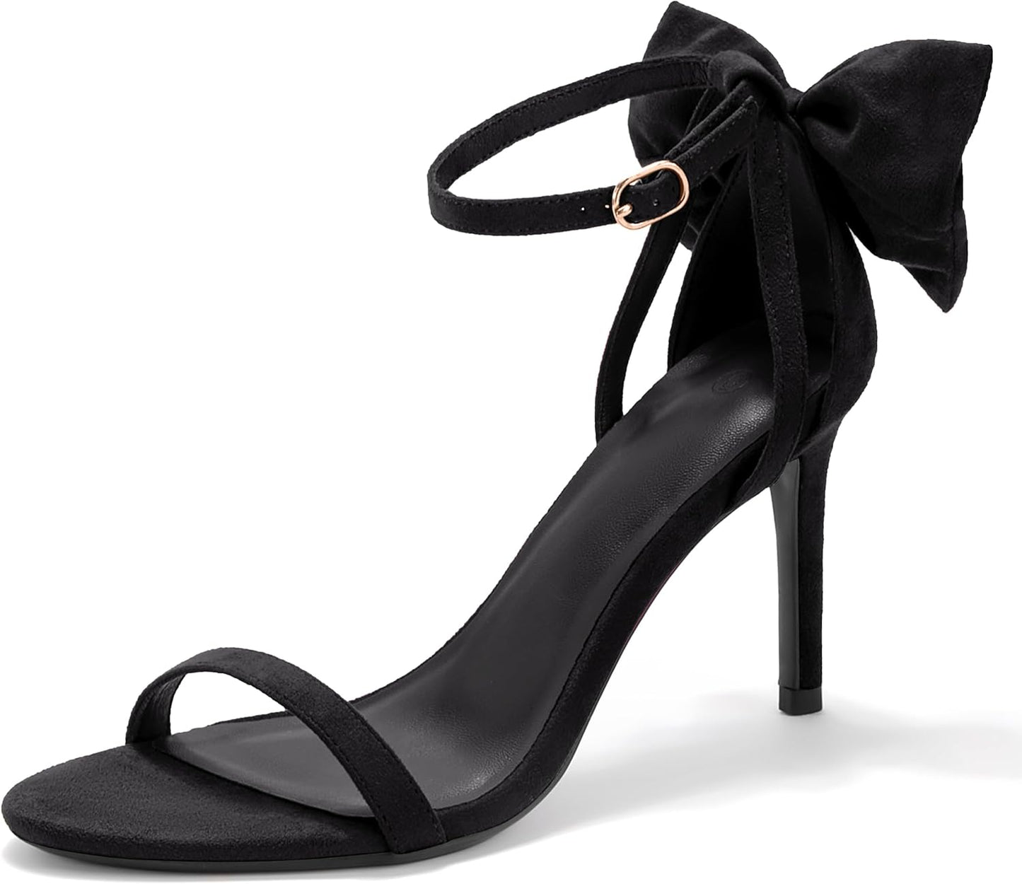Coutgo Womens Ankle Strap High Heels Open Toe Stiletto Sandals